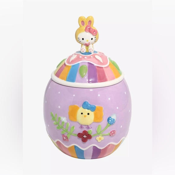 HELLO KITTY by SANRIO Easter Egg Cookie Jar - Picture 1 of 9